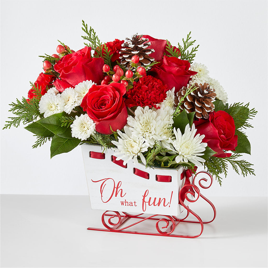 Sleigh Bells Bouquet – CHET & LEONA'S FLORAL SHOP, Milwaukee WI