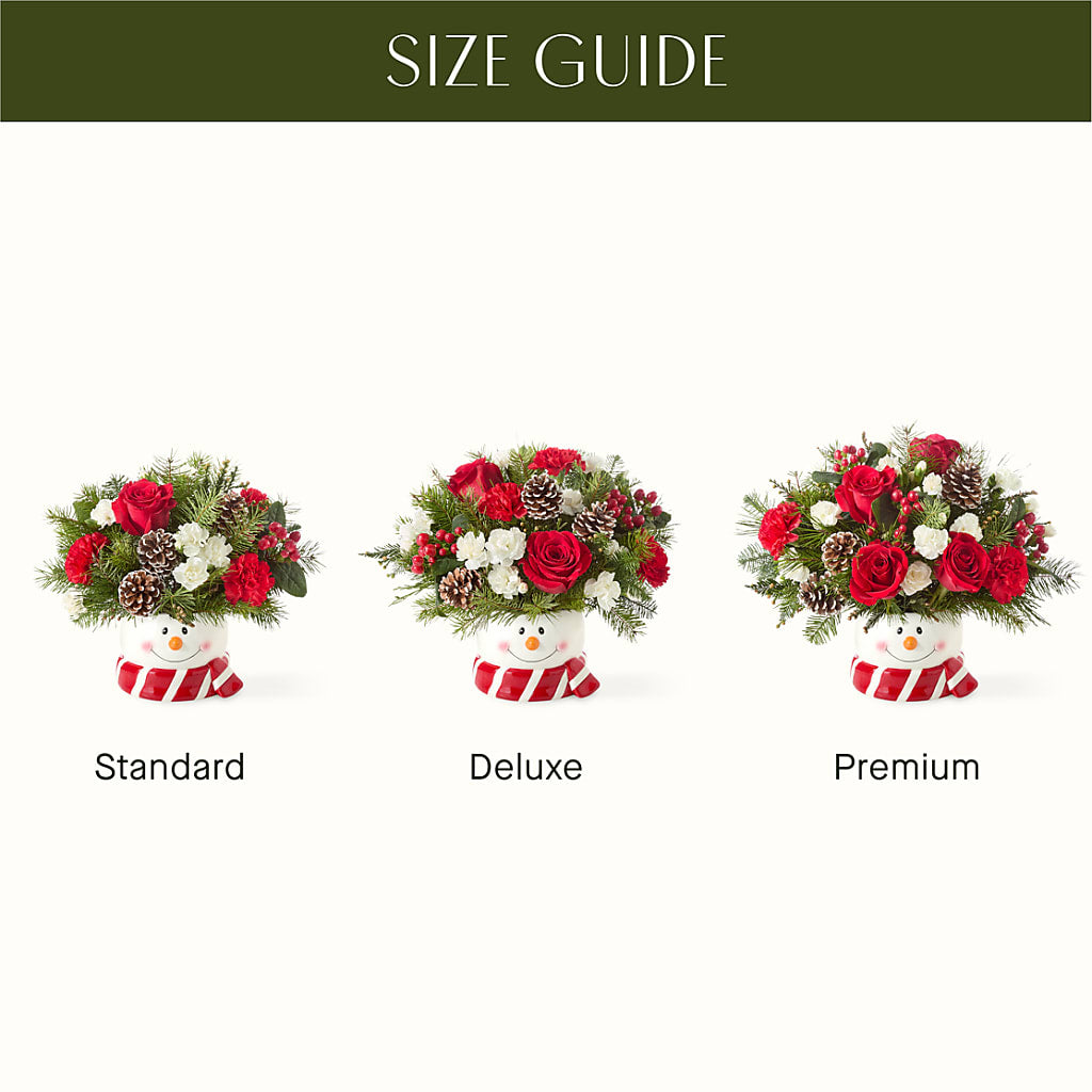 Jolly Snowman Bouquet – CHET & LEONA'S FLORAL SHOP, Milwaukee WI