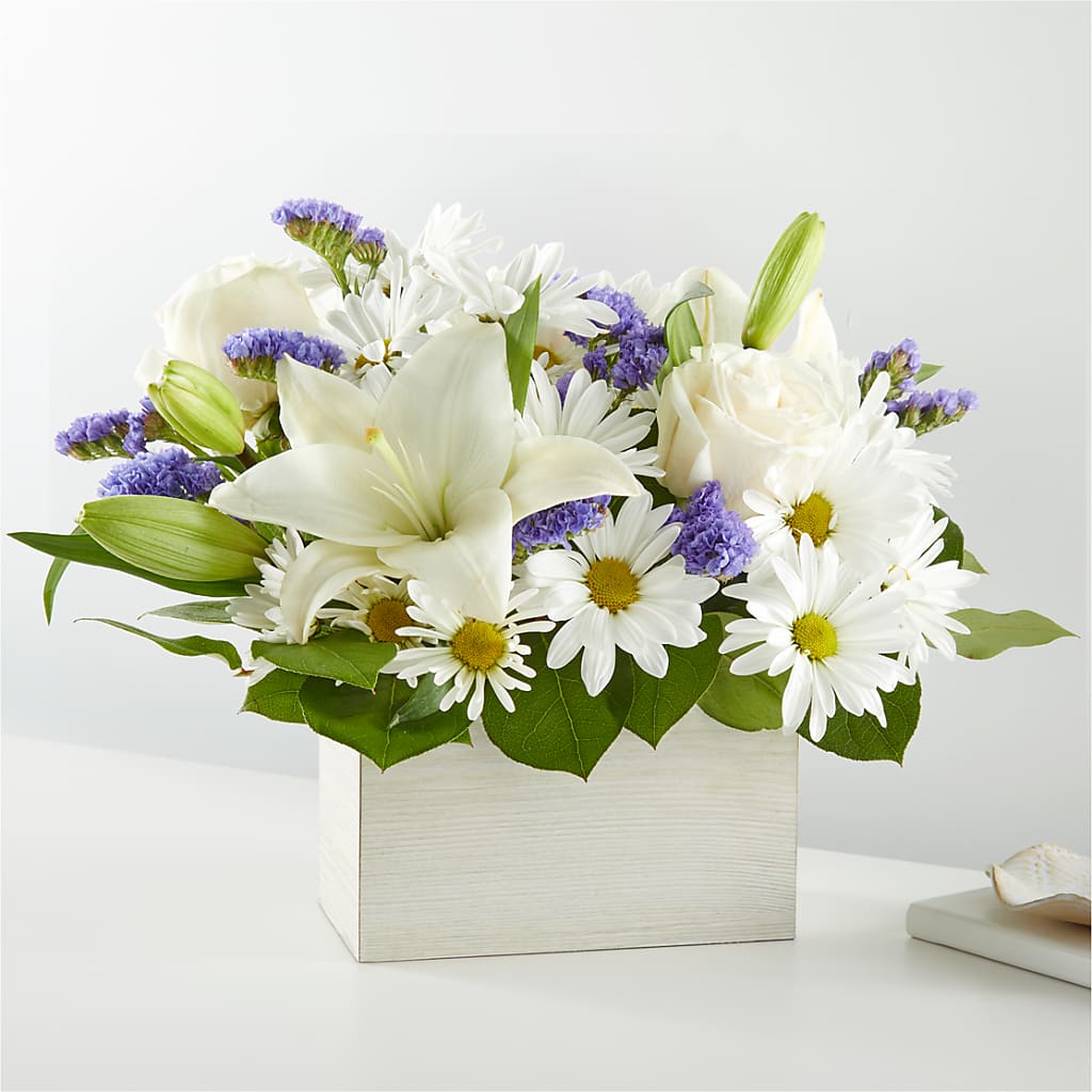 Beyond Blue Box Bouquet – CHET & LEONA'S FLORAL SHOP, Milwaukee WI