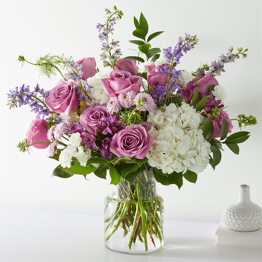 Violet Caress Bouquet – CHET & LEONA'S FLORAL SHOP, Milwaukee WI