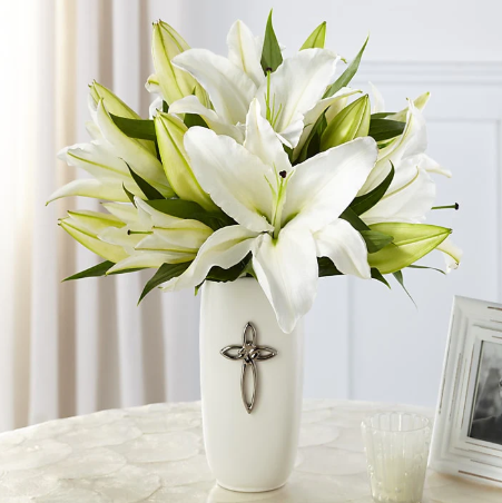 Faithful Blessings Bouquet – CHET & LEONA'S FLORAL SHOP, Milwaukee WI