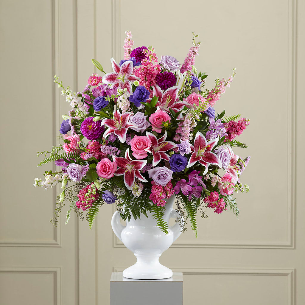 Peaceful Tribute Arrangement – CHET & LEONA'S FLORAL SHOP, Milwaukee WI