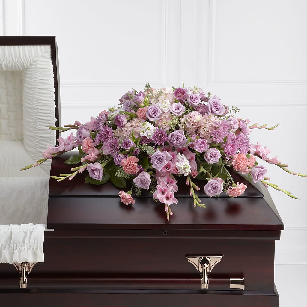 Immorata Casket Spray – CHET & LEONA'S FLORAL SHOP, Milwaukee WI
