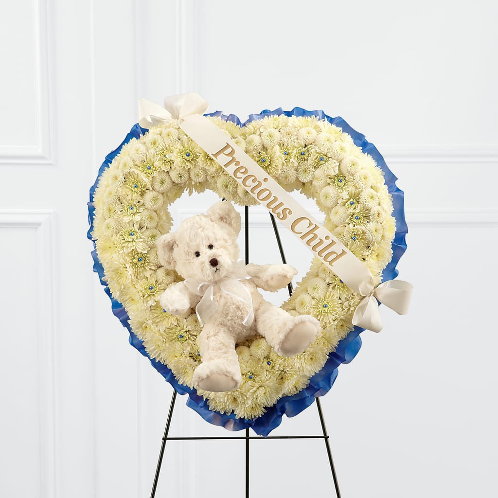 Precious Child Standing Heart – CHET & LEONA'S FLORAL SHOP, Milwaukee WI