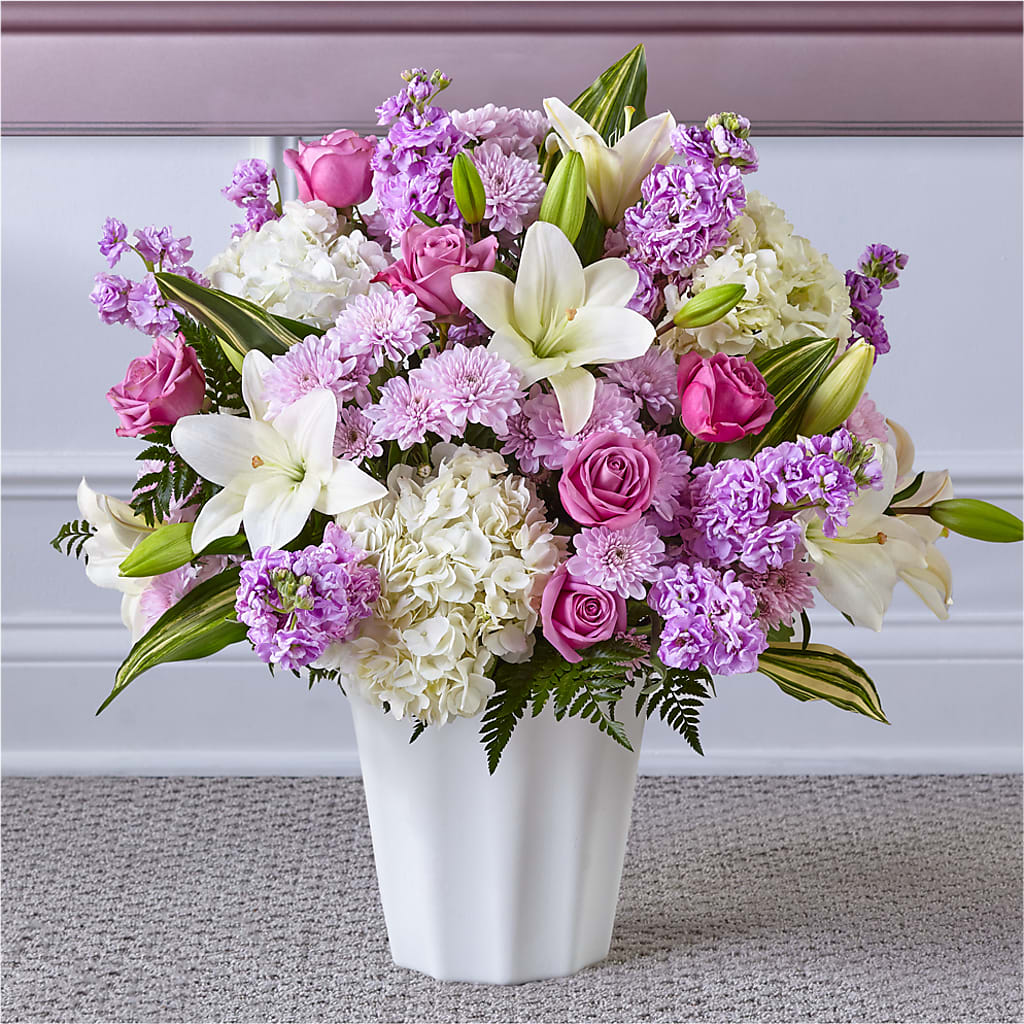 Heaven Sent Floor Basket – CHET & LEONA'S FLORAL SHOP, Milwaukee WI