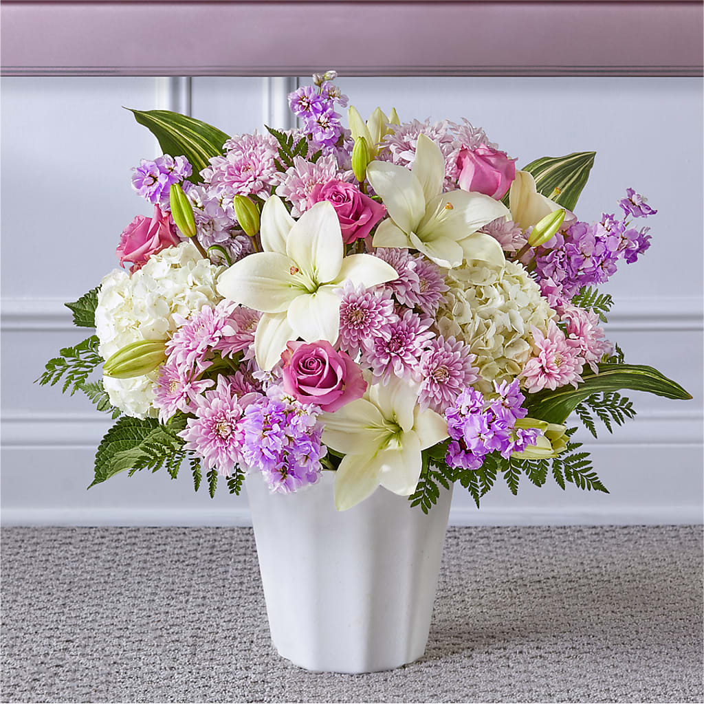 Heaven Sent Floor Basket – CHET & LEONA'S FLORAL SHOP, Milwaukee WI