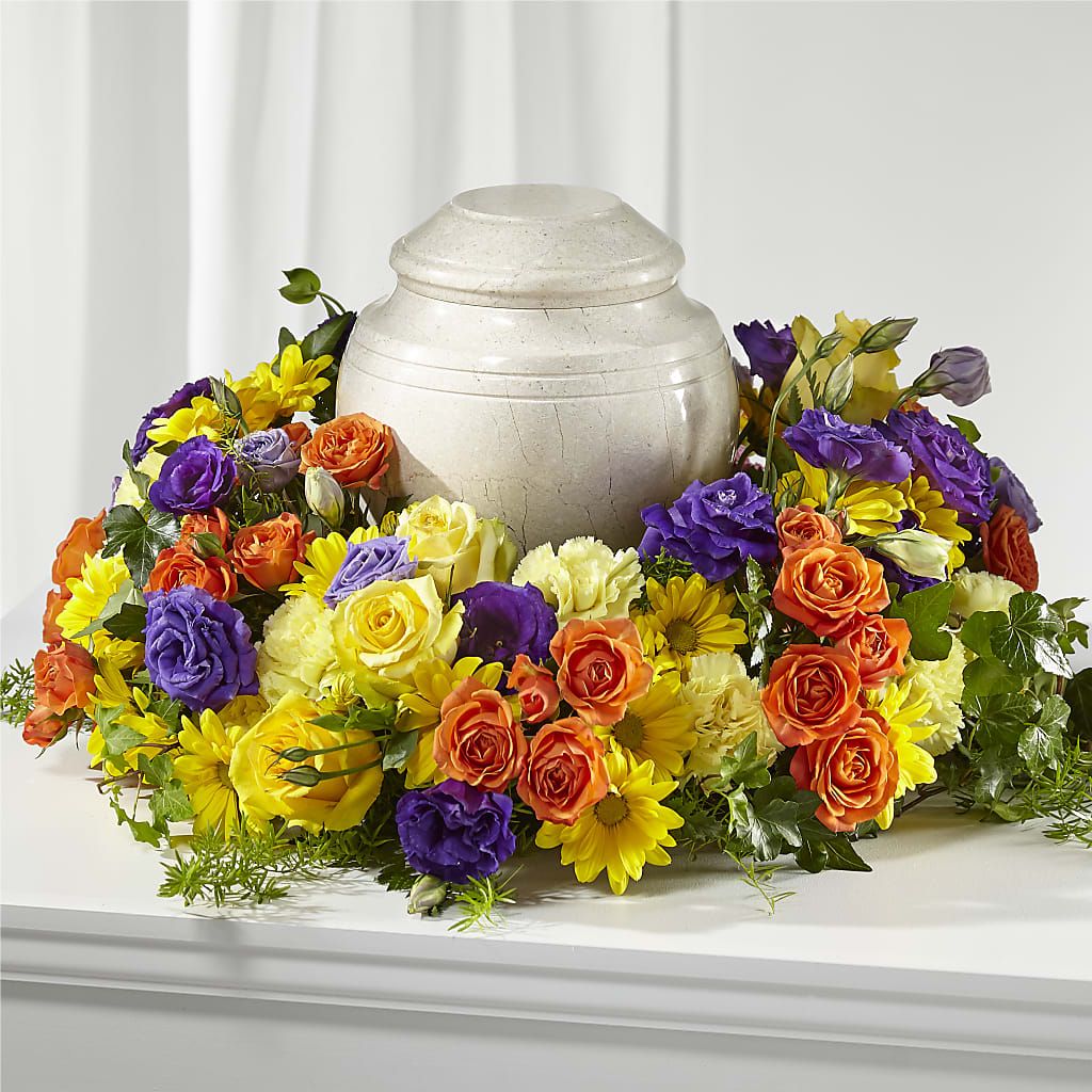 Blossoms of Remembrance Cremation Adornment – CHET & LEONA'S FLORAL SHOP, Milwaukee WI
