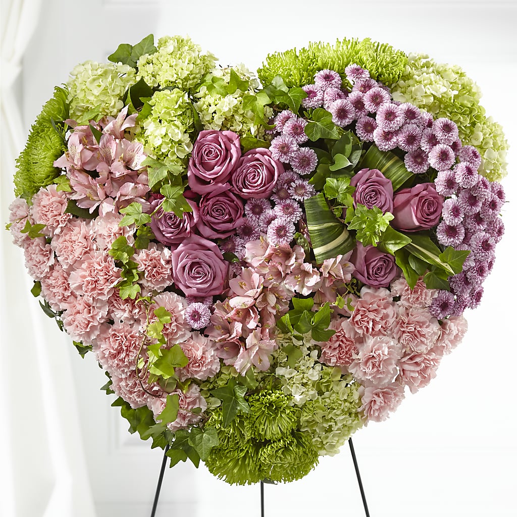 Heartwarming Standing Heart – CHET & LEONA'S FLORAL SHOP, Milwaukee WI