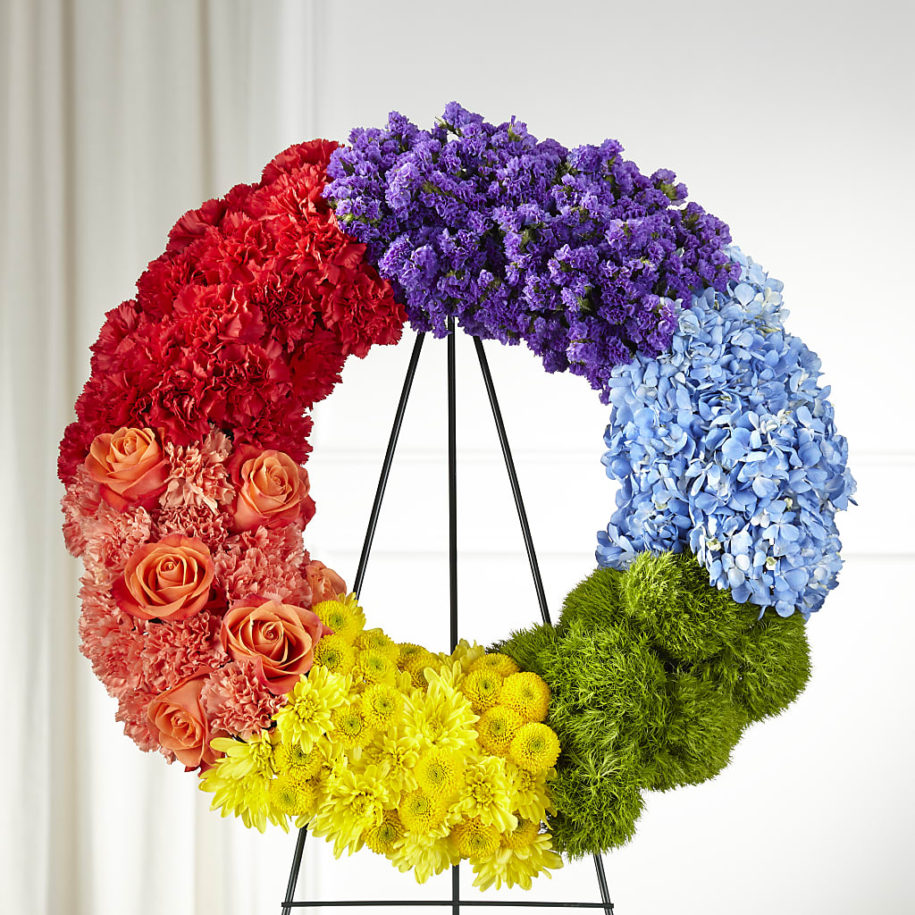 Circle of Love Wreath – CHET & LEONA'S FLORAL SHOP, Milwaukee WI