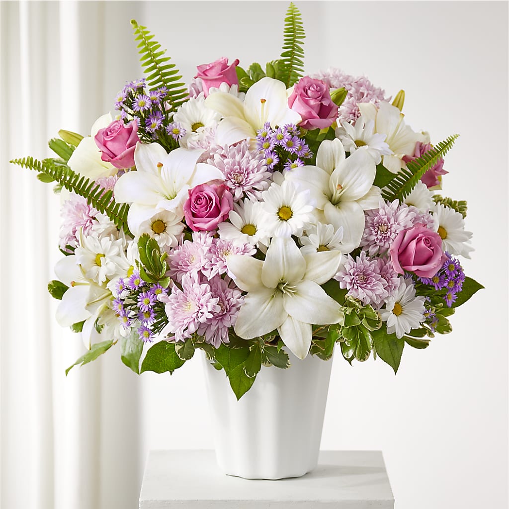Warmest Thoughts Tabletop Basket – CHET & LEONA'S FLORAL SHOP, Milwaukee WI
