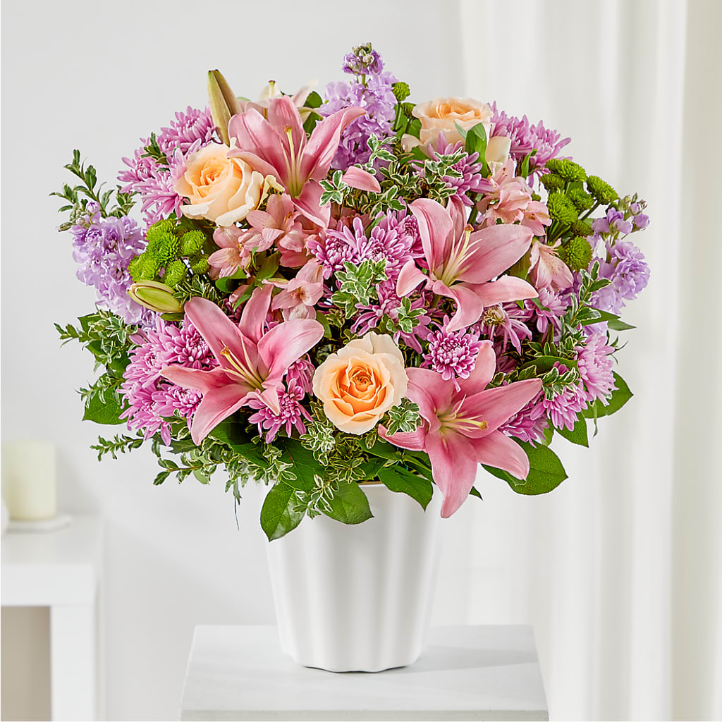 Supportive Embrace Tabletop Basket – CHET & LEONA'S FLORAL SHOP, Milwaukee WI