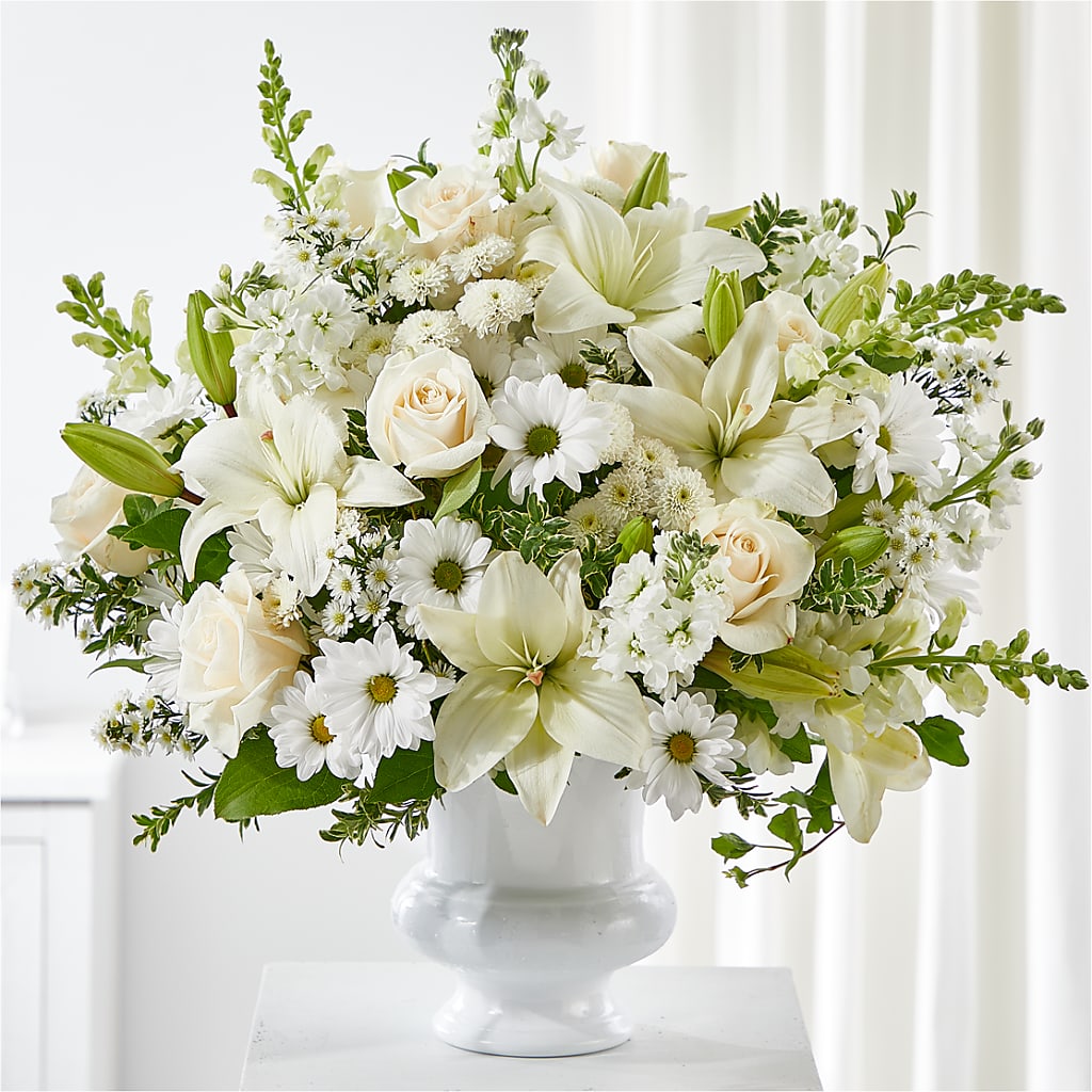 Uplifting Urn Arrangement – CHET & LEONA'S FLORAL SHOP, Milwaukee WI