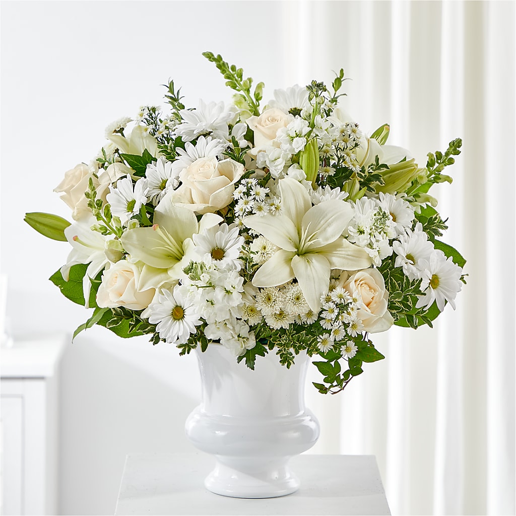 Uplifting Urn Arrangement – CHET & LEONA'S FLORAL SHOP, Milwaukee WI