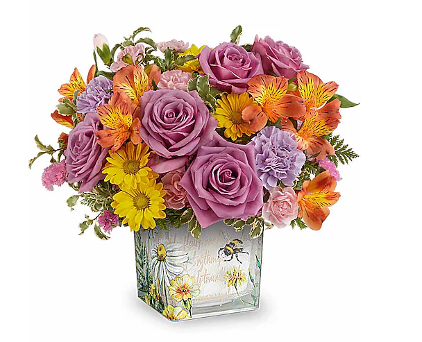 Floral Buzz Bouquet – CHET & LEONA'S FLORAL SHOP, Milwaukee WI
