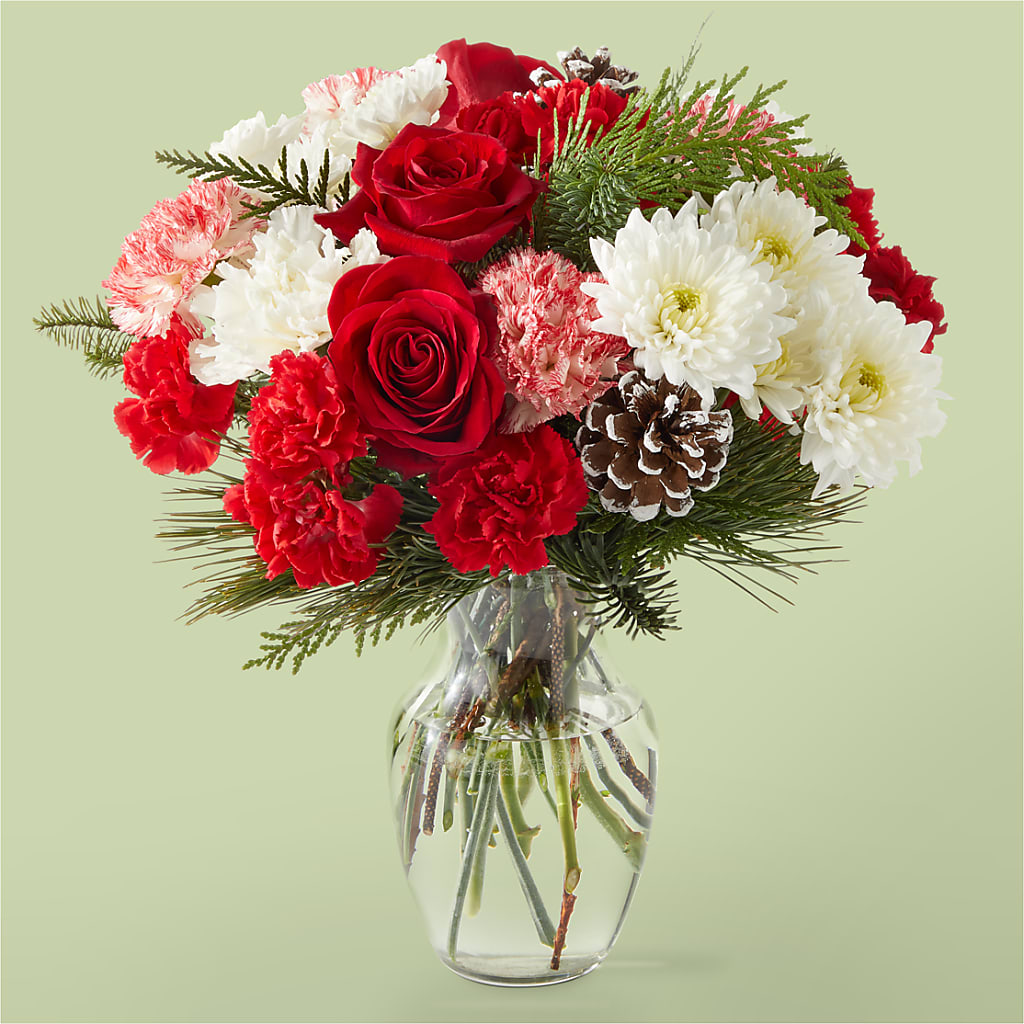 Candy Cane Lane Bouquet – CHET & LEONA'S FLORAL SHOP, Milwaukee WI