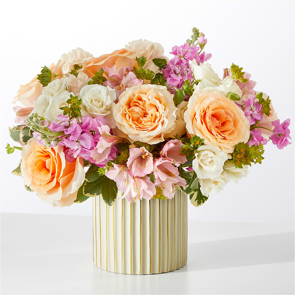 Paradise Bouquet with Ivory Vase – CHET & LEONA'S FLORAL SHOP, Milwaukee WI