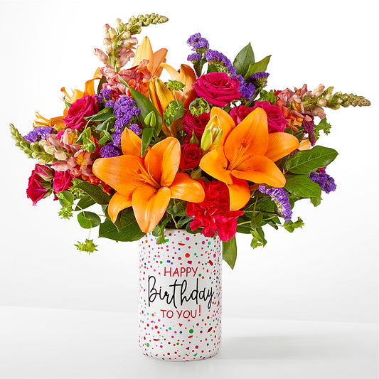 Birthday Palooza Bouquet – CHET & LEONA'S FLORAL SHOP, Milwaukee WI