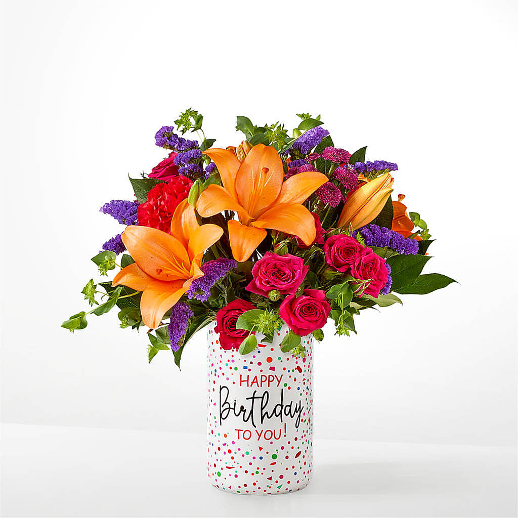 Birthday Palooza Bouquet – CHET & LEONA'S FLORAL SHOP, Milwaukee WI