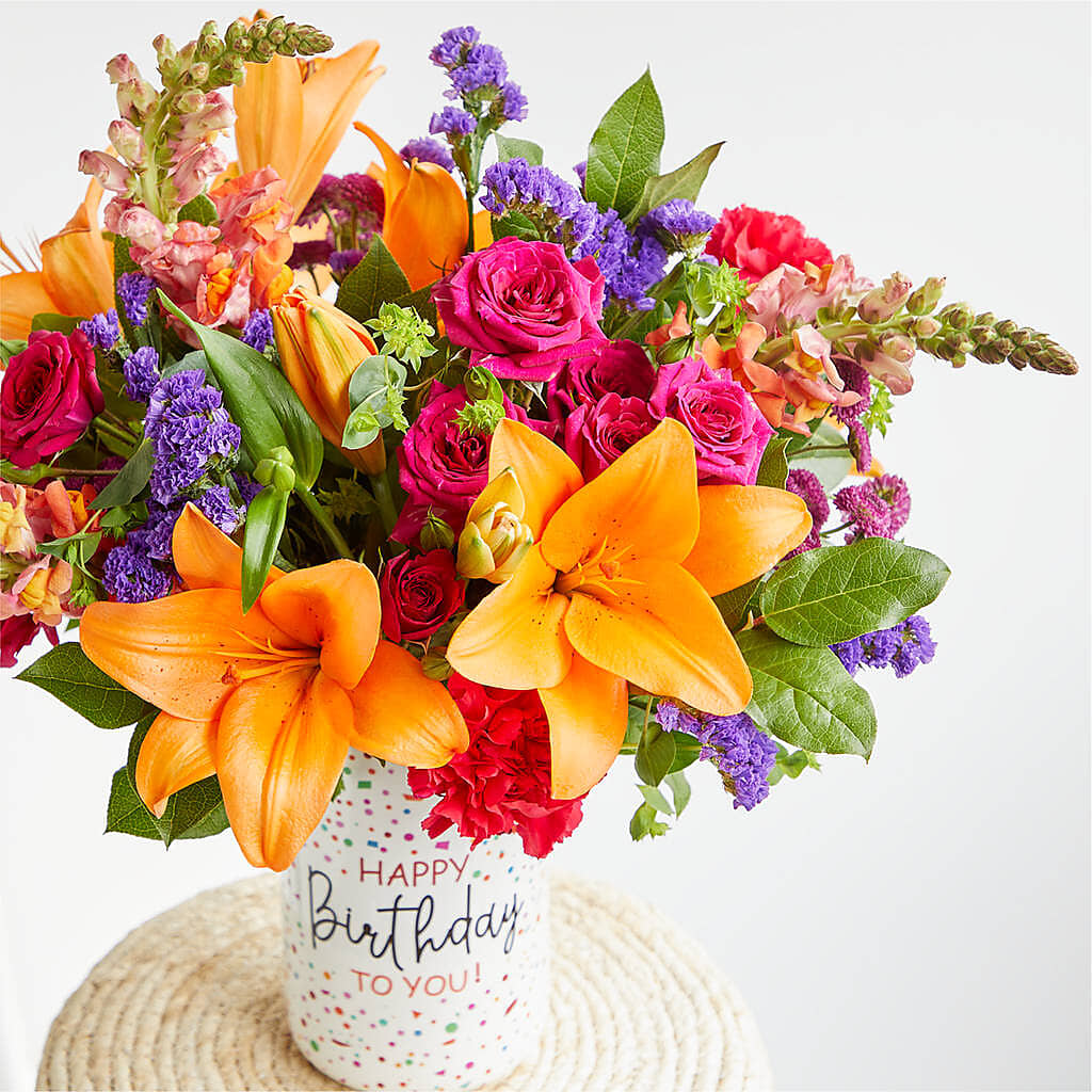 Birthday Palooza Bouquet – CHET & LEONA'S FLORAL SHOP, Milwaukee WI