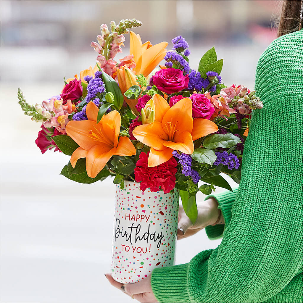 Birthday Palooza Bouquet – CHET & LEONA'S FLORAL SHOP, Milwaukee WI