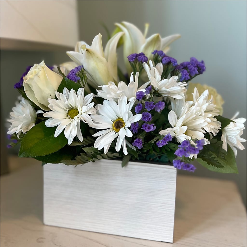 Beyond Blue Box Bouquet – CHET & LEONA'S FLORAL SHOP, Milwaukee WI