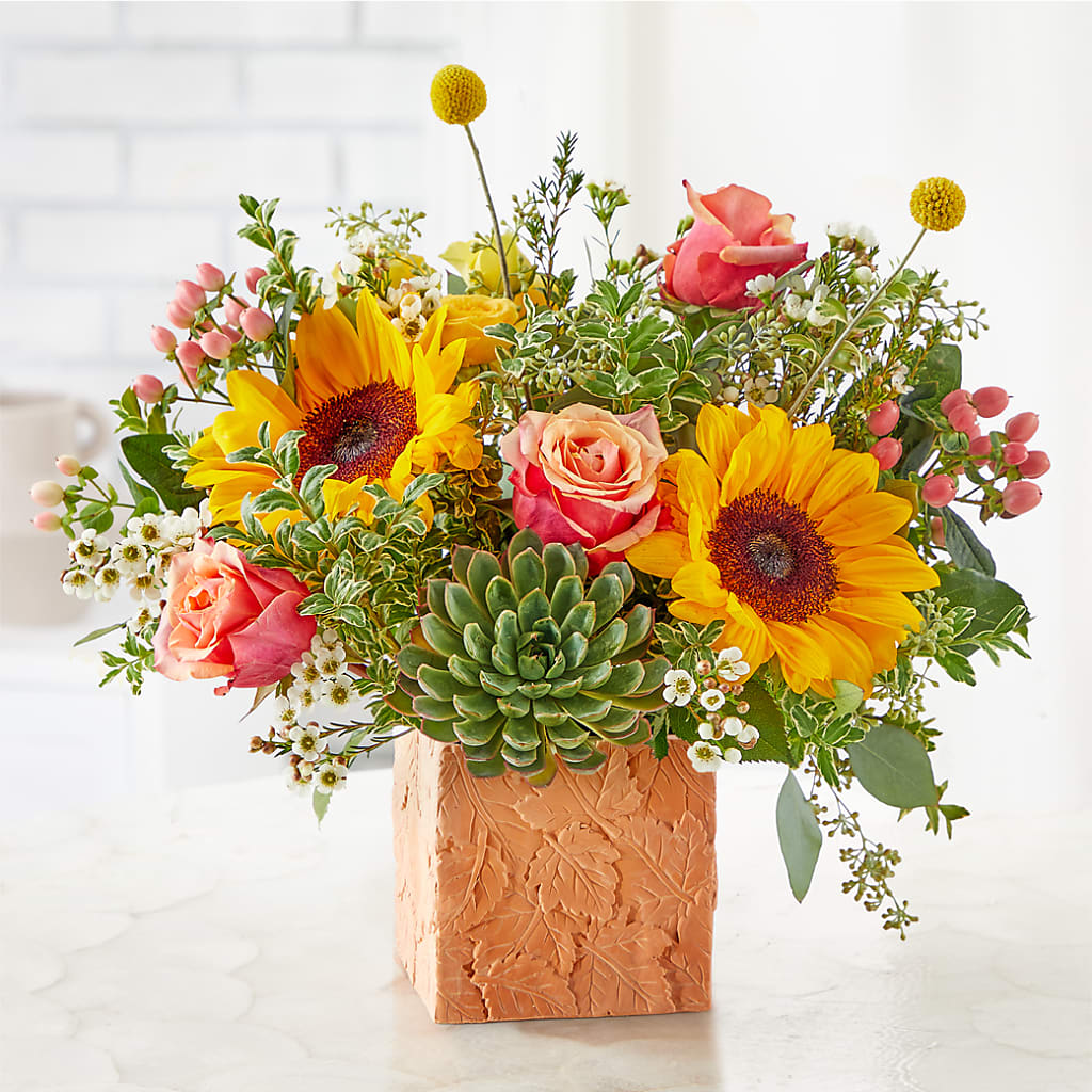 Sunflower Season Bouquet – CHET & LEONA'S FLORAL SHOP, Milwaukee WI
