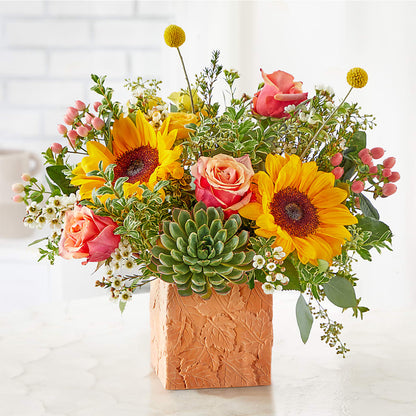 Sunflower Season Bouquet – CHET & LEONA'S FLORAL SHOP, Milwaukee WI