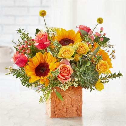 Sunflower Season Bouquet – CHET & LEONA'S FLORAL SHOP, Milwaukee WI