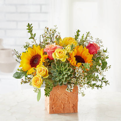 Sunflower Season Bouquet – CHET & LEONA'S FLORAL SHOP, Milwaukee WI