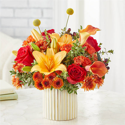 Scarlet Skies Bouquet – CHET & LEONA'S FLORAL SHOP, Milwaukee WI