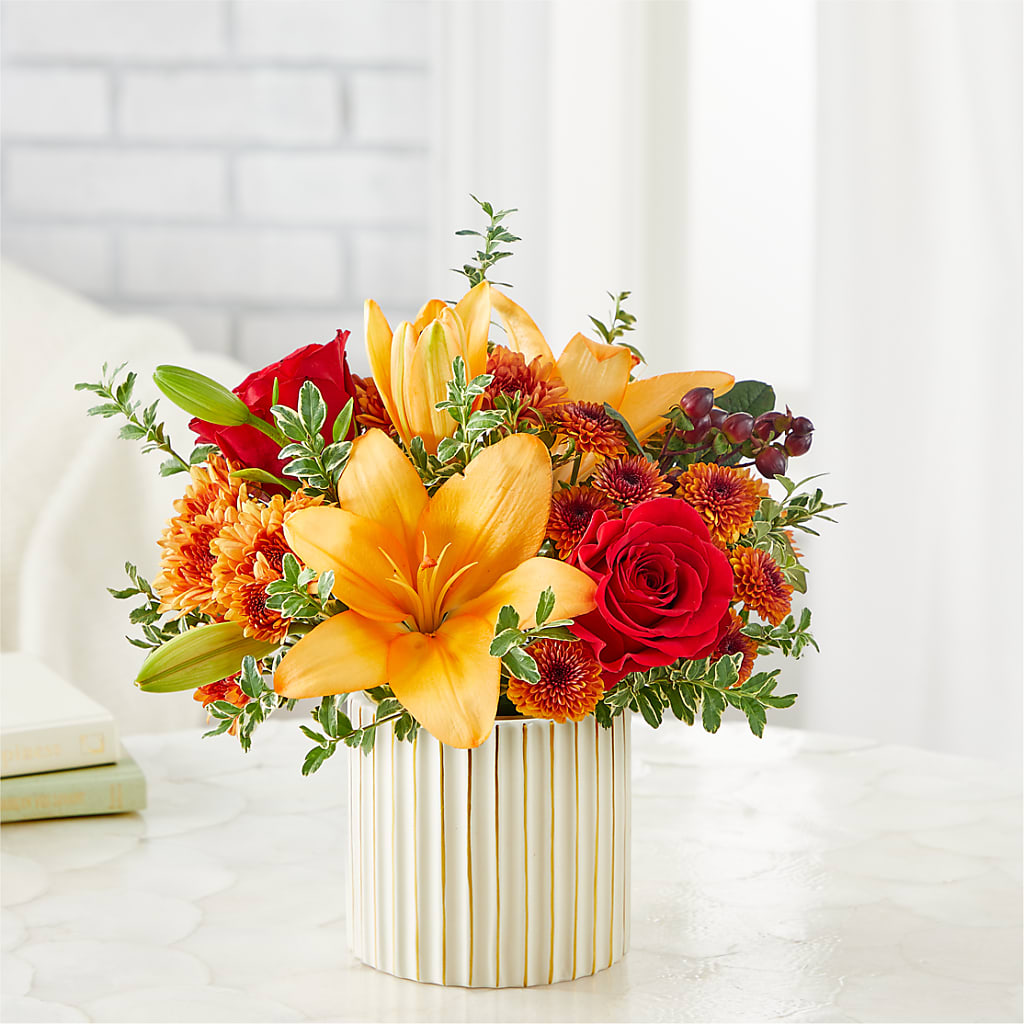 Scarlet Skies Bouquet – CHET & LEONA'S FLORAL SHOP, Milwaukee WI