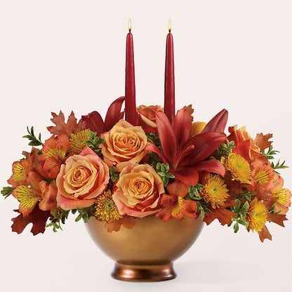 Harvest Table Centerpiece – CHET & LEONA'S FLORAL SHOP, Milwaukee WI
