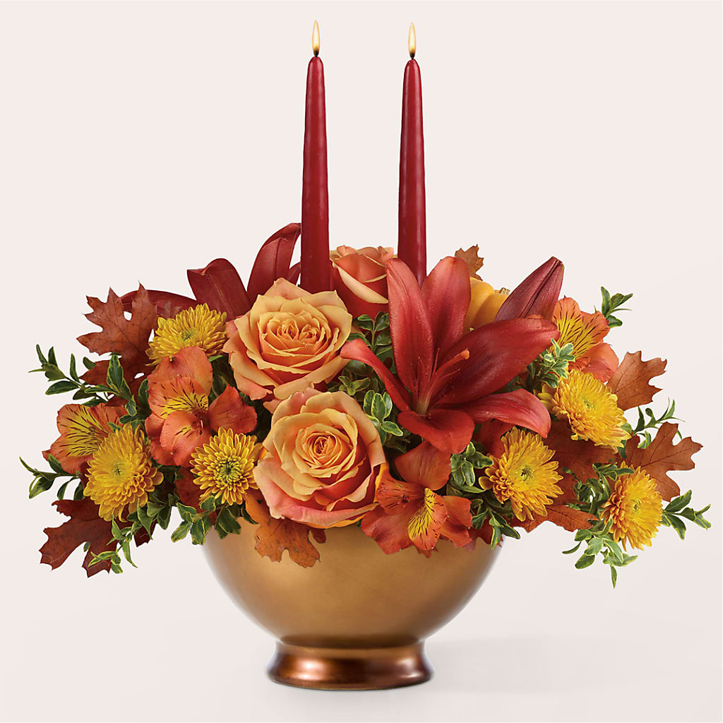 Harvest Table Centerpiece – CHET & LEONA'S FLORAL SHOP, Milwaukee WI