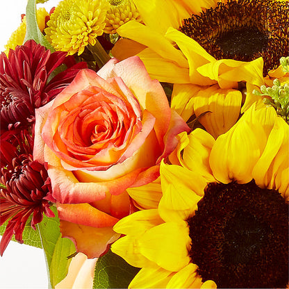 Golden Gourd Pumpkin Bouquet – CHET & LEONA'S FLORAL SHOP, Milwaukee WI