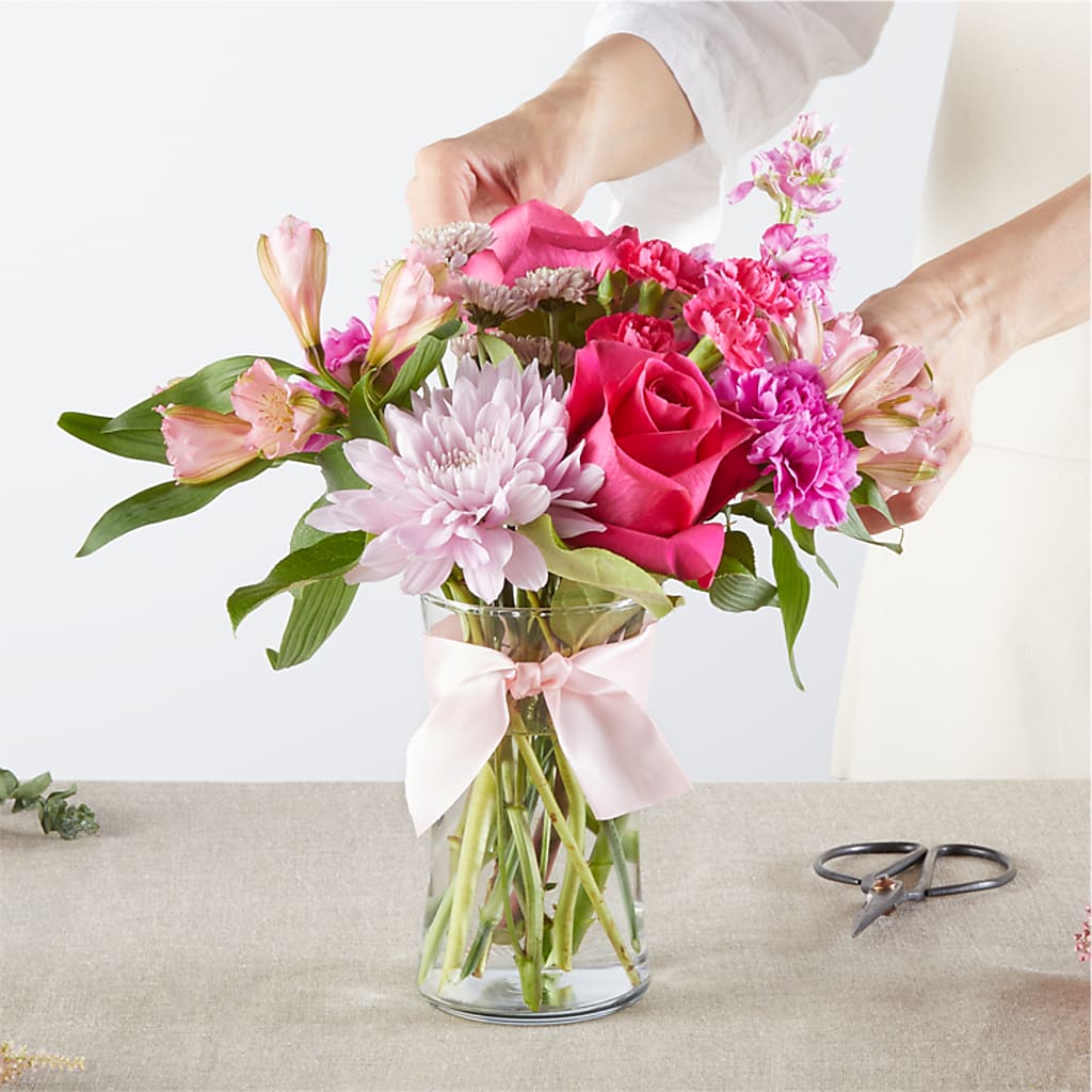Pink Ribbon - A Florist Original – CHET & LEONA'S FLORAL SHOP, Milwaukee WI