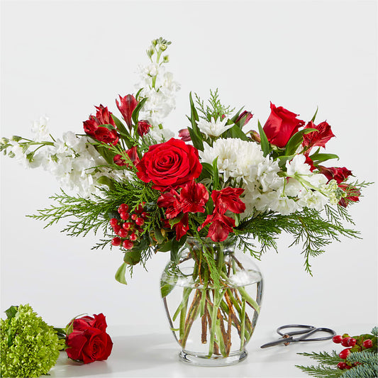 Merry Moment Bouquet – A Florist Original – CHET & LEONA'S FLORAL SHOP, Milwaukee WI
