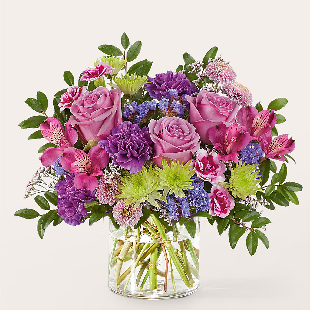 Glass Half Full Bouquet – CHET & LEONA'S FLORAL SHOP, Milwaukee WI