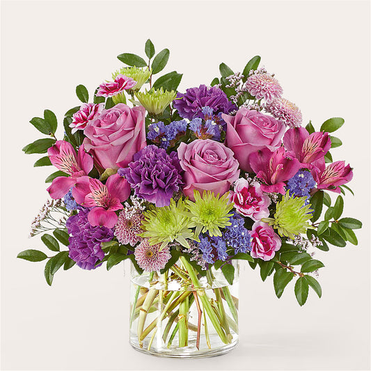 Glass Half Full Bouquet – CHET & LEONA'S FLORAL SHOP, Milwaukee WI
