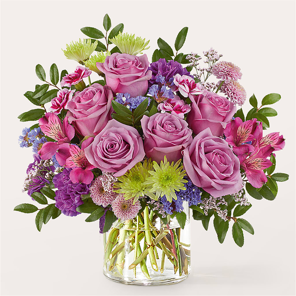 Glass Half Full Bouquet – CHET & LEONA'S FLORAL SHOP, Milwaukee WI