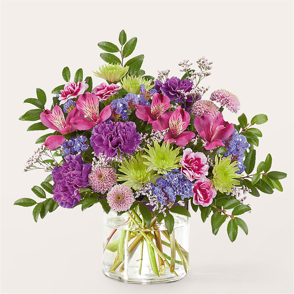 Glass Half Full Bouquet – CHET & LEONA'S FLORAL SHOP, Milwaukee WI