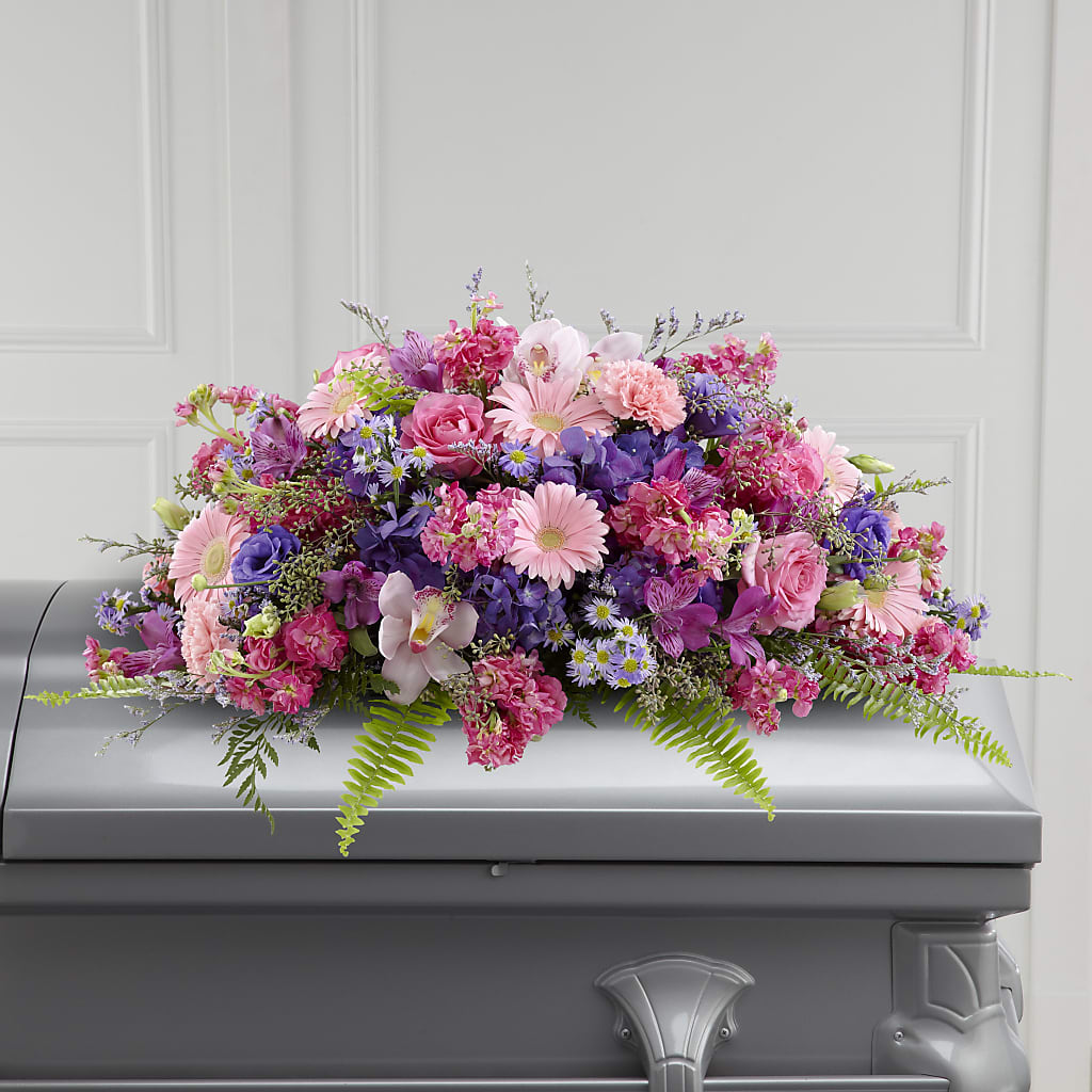 Glorious Garden Casket Spray