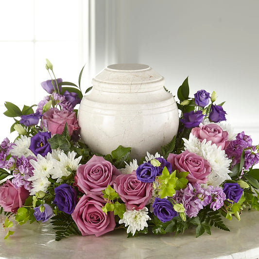 Blooming Sympathy Cremation Adornment – CHET & LEONA'S FLORAL SHOP, Milwaukee WI