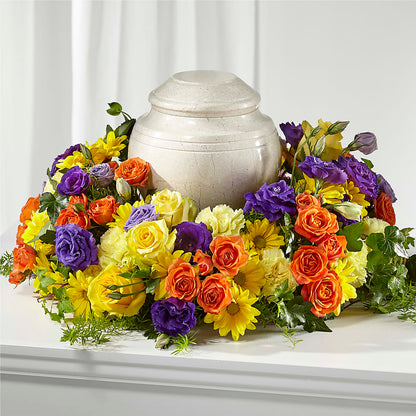 Blossoms of Remembrance Cremation Adornment – CHET & LEONA'S FLORAL SHOP, Milwaukee WI