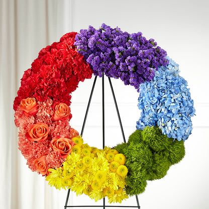 Circle of Love Wreath – CHET & LEONA'S FLORAL SHOP, Milwaukee WI