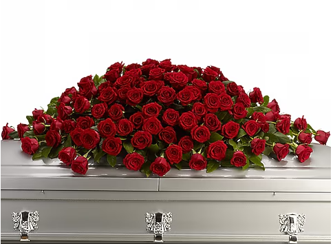 Greatest Love Casket Spray – CHET & LEONA'S FLORAL SHOP, Milwaukee WI
