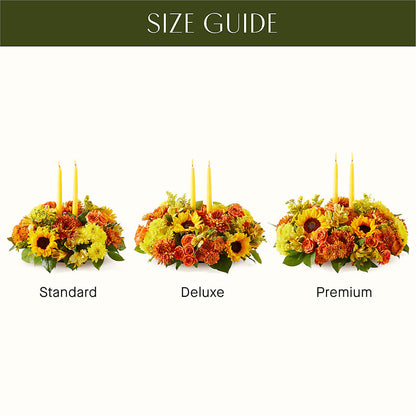 Autumn Harmony Centerpiece – CHET & LEONA'S FLORAL SHOP, Milwaukee WI