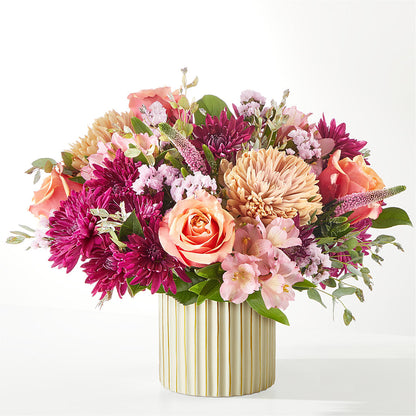 Berry Cobbler Bouquet with Ivory Vase – CHET & LEONA'S FLORAL SHOP, Milwaukee WI