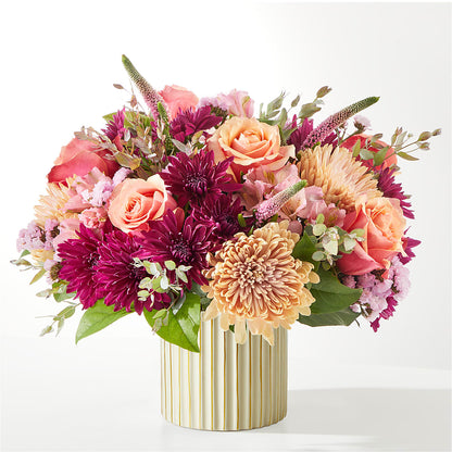 Berry Cobbler Bouquet with Ivory Vase – CHET & LEONA'S FLORAL SHOP, Milwaukee WI