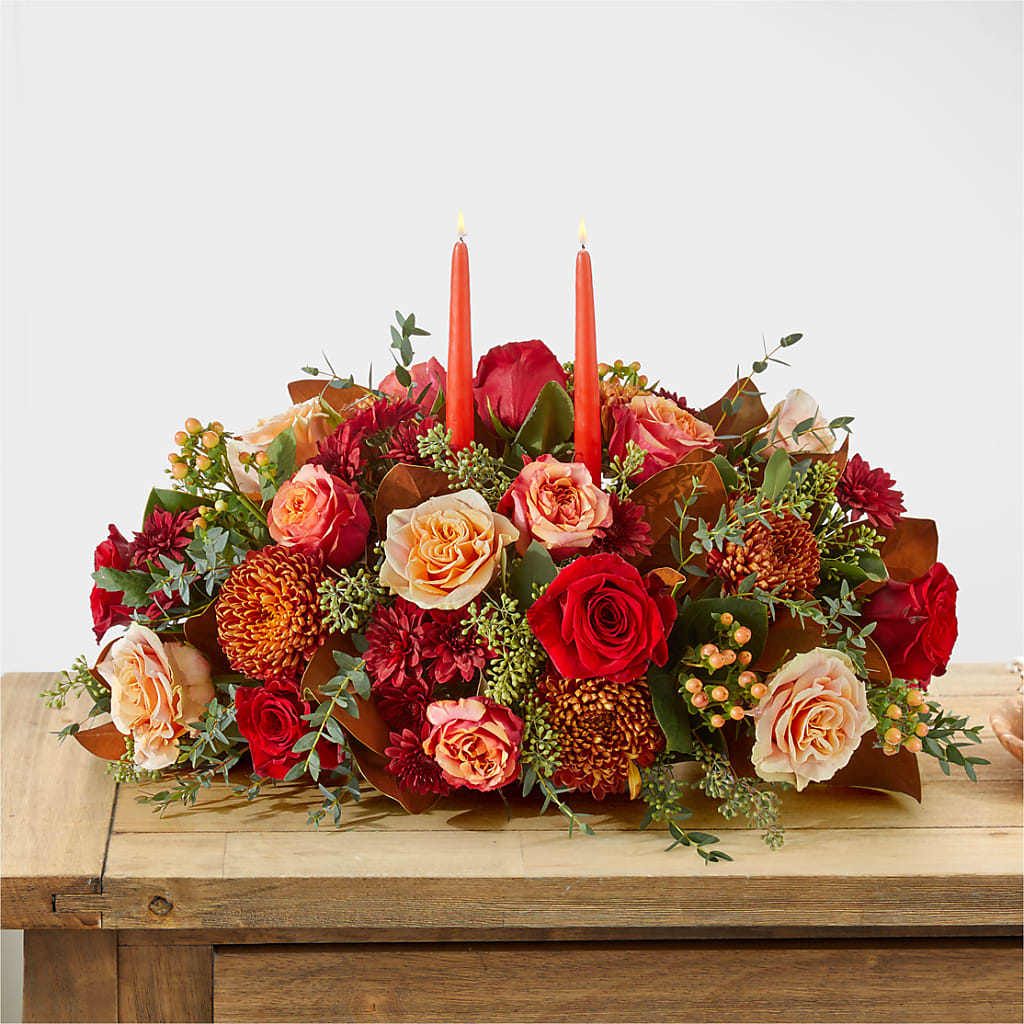 Gather Near Centerpiece – CHET & LEONA'S FLORAL SHOP, Milwaukee WI